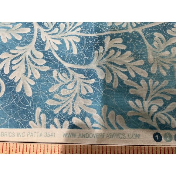 FABRIC Paint Box by Lonni Rossi for Andover Fabrics Blue Cotton Fabric #3541 NEW - Picture 8 of 14